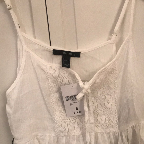 forever 21 white tank top - Picture 2 of 3